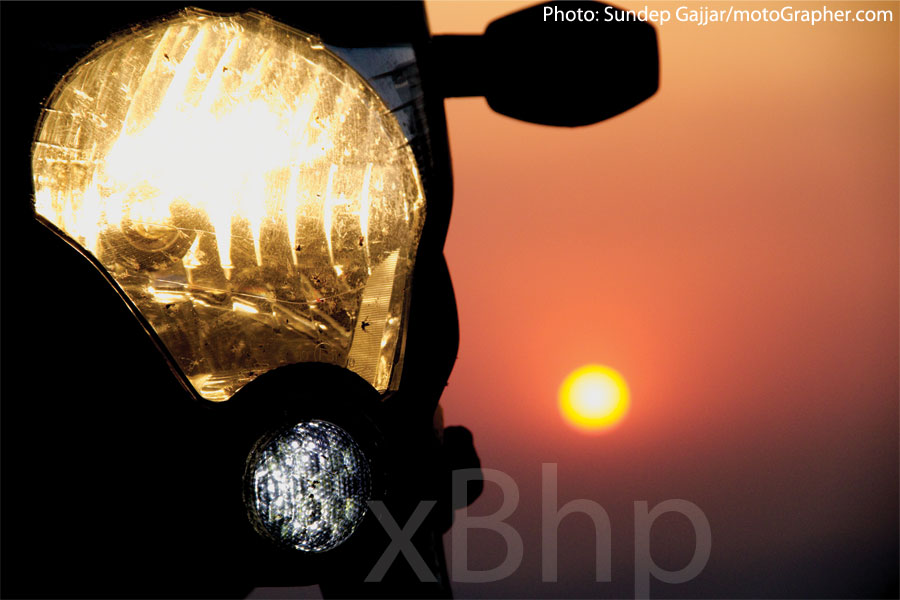 Honda CB1000R headlight