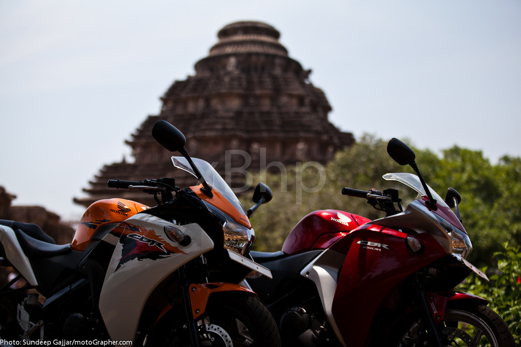 Honda CBR150R, konark sun temple, odisha