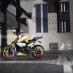 Chris Pfeiffer BMW/TVS Concept 310 Stunt left side view
