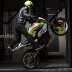 Chris Pfeiffer BMW/TVS Concept 310 Stunt Wheelie
