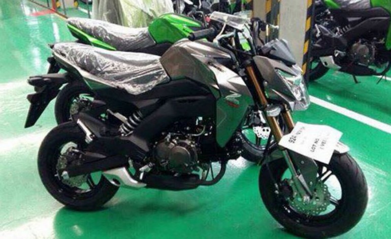 Kawasaki Z125: Spy shots