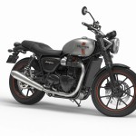 Street Twin Aluminium Silver Front Quarter