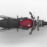 Street Twin Cranberry Red Overhead
