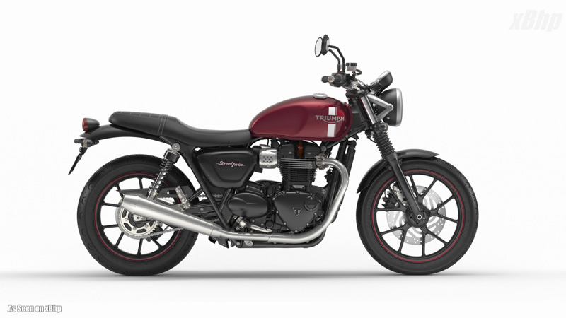 Street Twin Cranberry Red Right