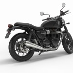 Street Twin Jet Black Rear Quarter