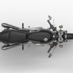 Thruxton Jet Black Overhead