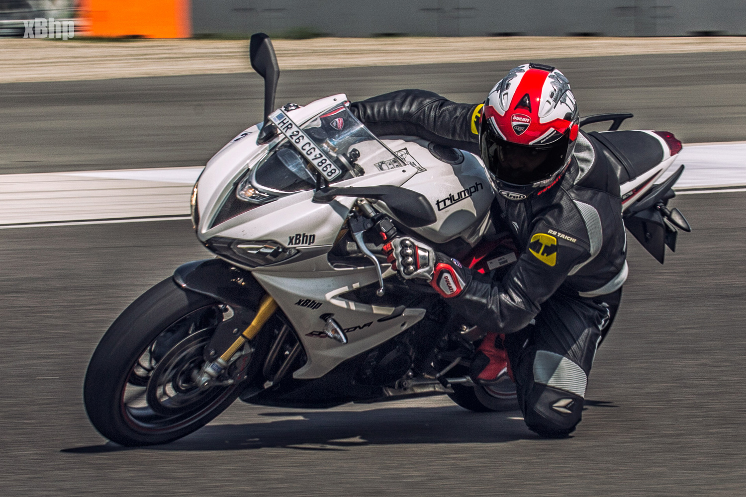 Triumph daytona 675r At Buddh International Circuit