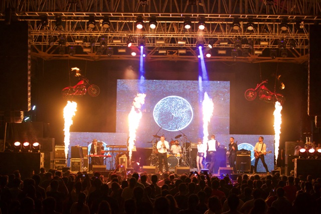 Band performing at Harley Rock Riders Season VI