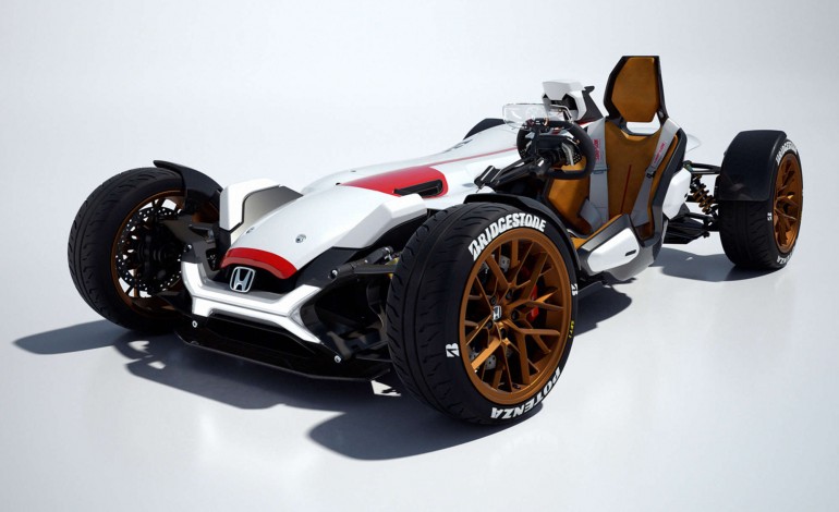 Honda Project 2&4 is a Motorcycle cum Supercharged Go-cart