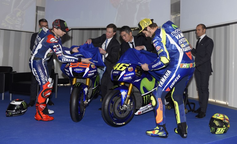 Movistar Yamaha unveils 2016 MotoGP Machines