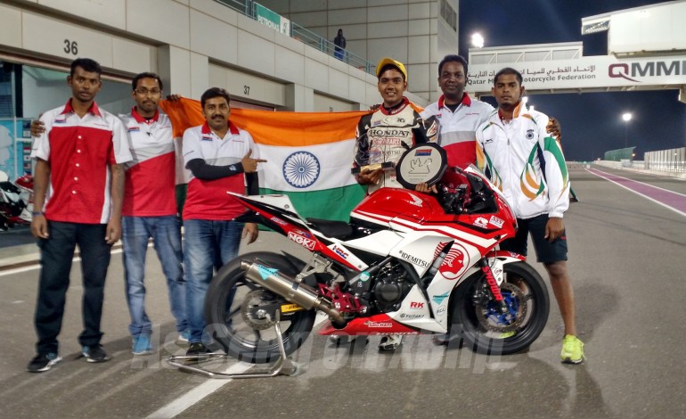 Sarath Kumar to race in 600cc at FIM Asia Road Racing Championship