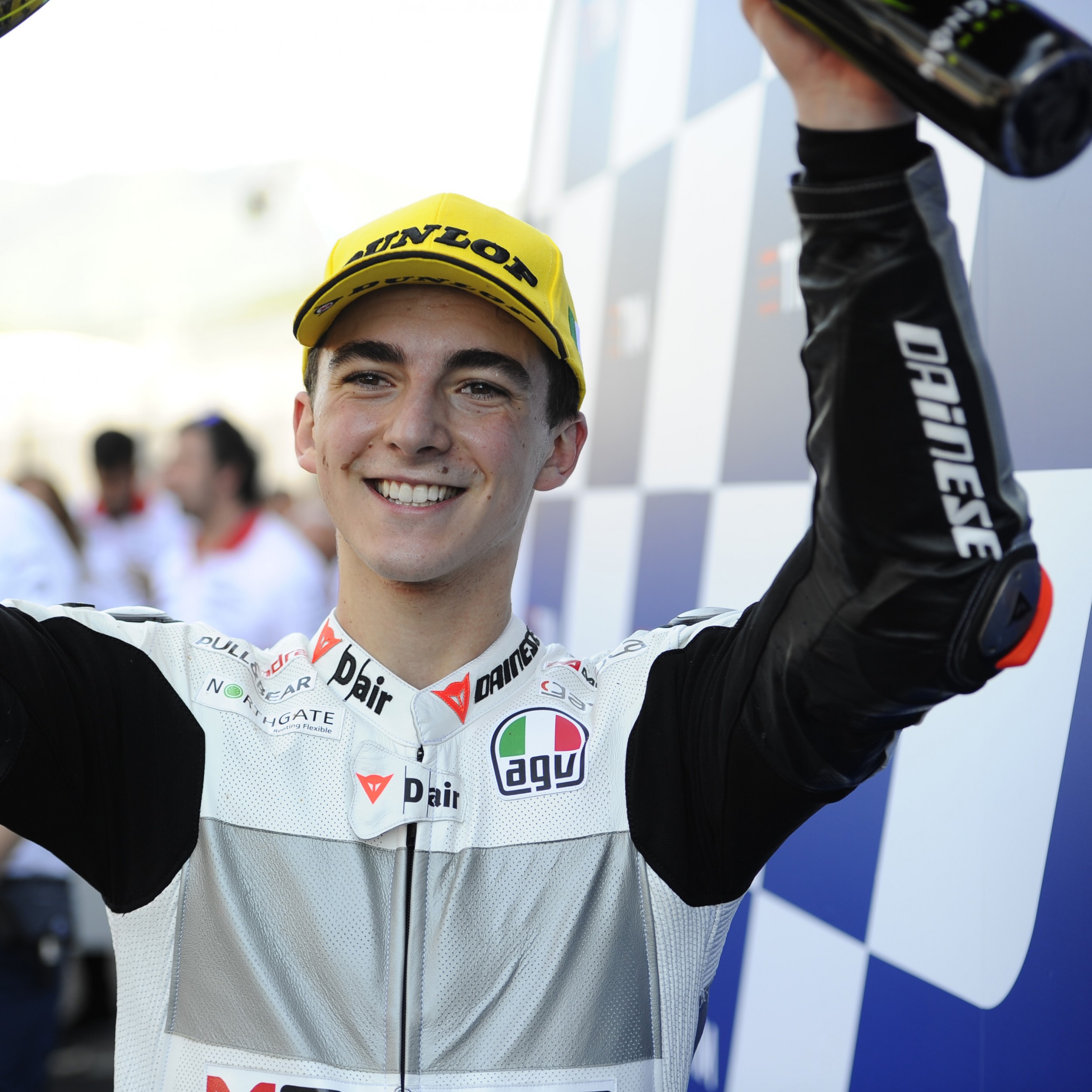 Pecco celebrates podium position