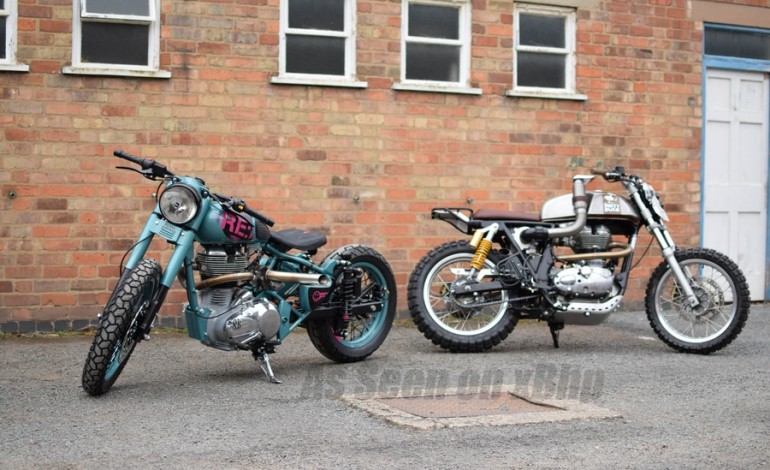 Royal Enfield showcased 2 custom bikes at 2016 Wheels and Wave festival
