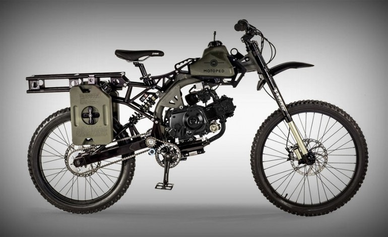 Motoped Survival Bike – an interesting mix of a bicycle and a motorcycle
