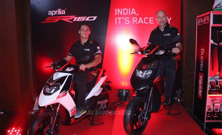 Aprilia SR150 launched in India at Rs 65,000