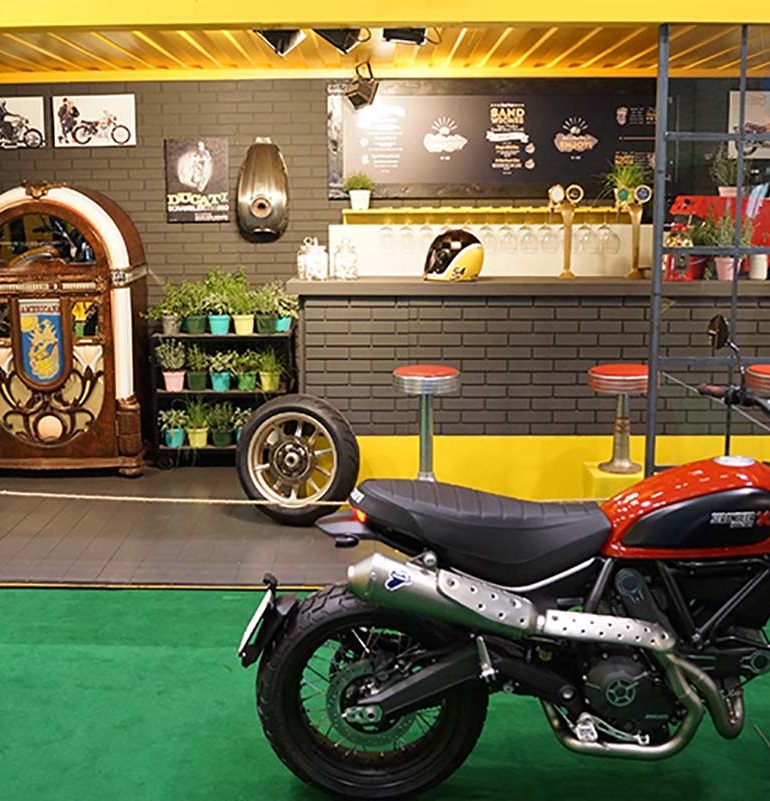 Ducati Scrambler at INTERMOT 2016 from 5 to 9 October