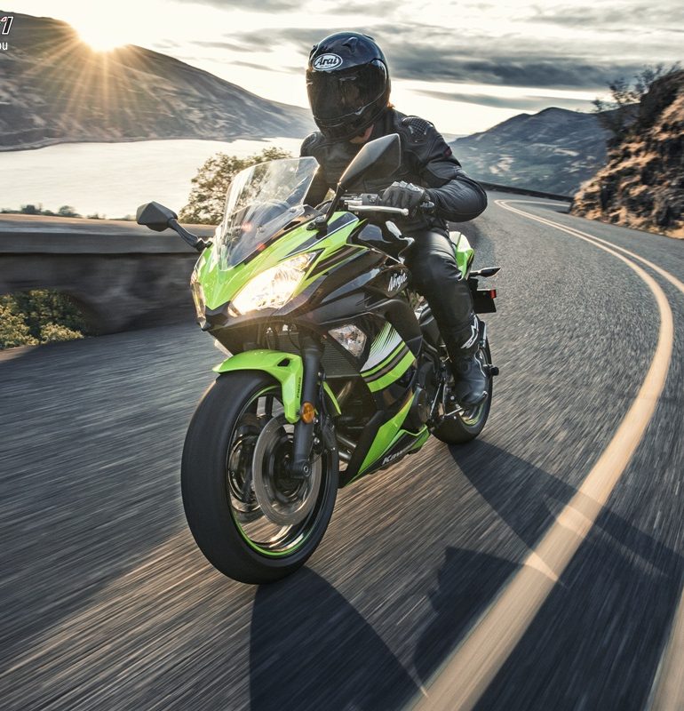 The 2017 Kawasaki Ninja 650 unveiled at Intermot