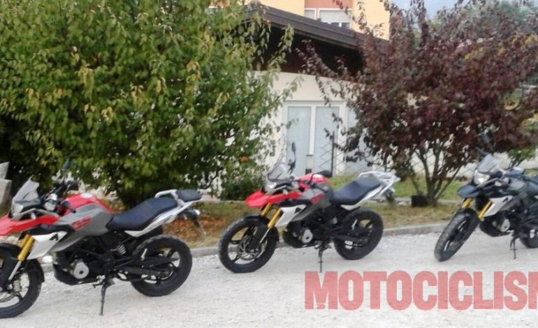BMW G 310 R based adventure bike spied