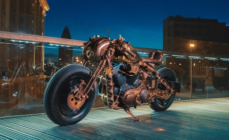Motorcycles meet music – Unique Hard Rock Cafe Racer