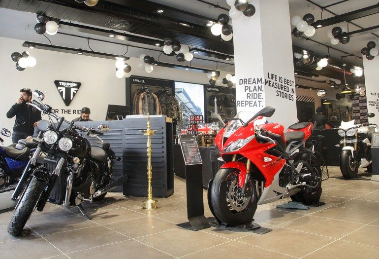 Triumph’s 14th Indian dealership in New Delhi