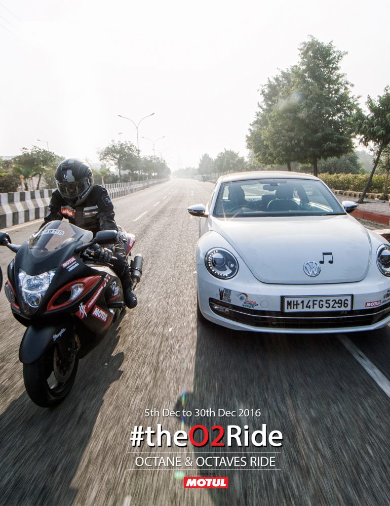 #theO2Ride : 8,000 Kms around India celebrating Music and Biking