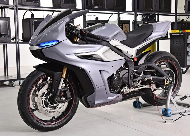 3D Printed Triumph Daytona 675!