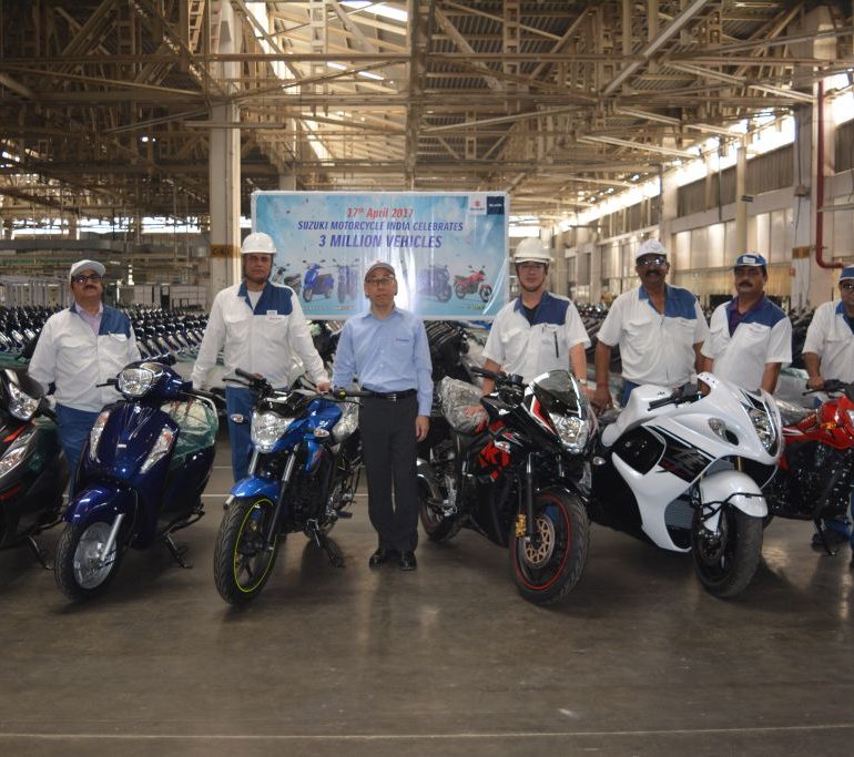 Suzuki India rolls out its 3rd Millionth Vehicle