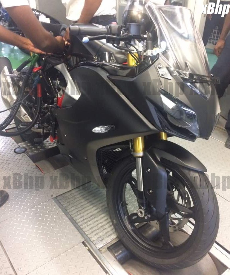 TVS Akula or Apache 310? New spy pics emerge!