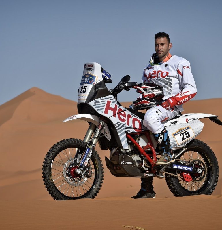 CS Santosh in 20th after Stage 1 at Afriquia Merzouga Rally