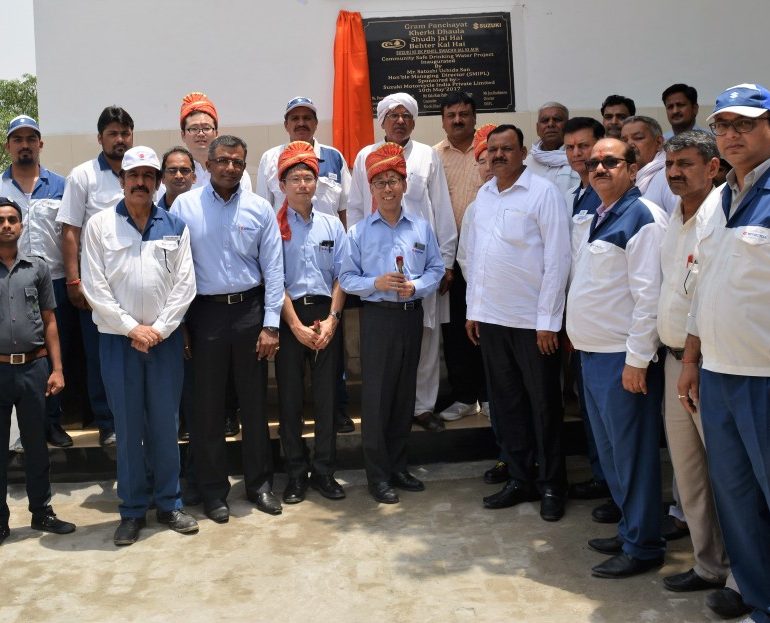 Suzuki India brings Safe Drinking Water to Haryana School