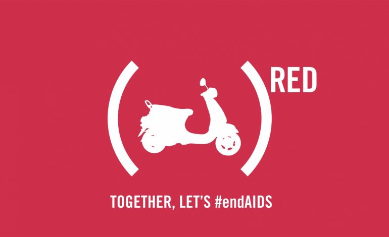 Piaggio expands its partnership with (RED) to fight AIDS in India