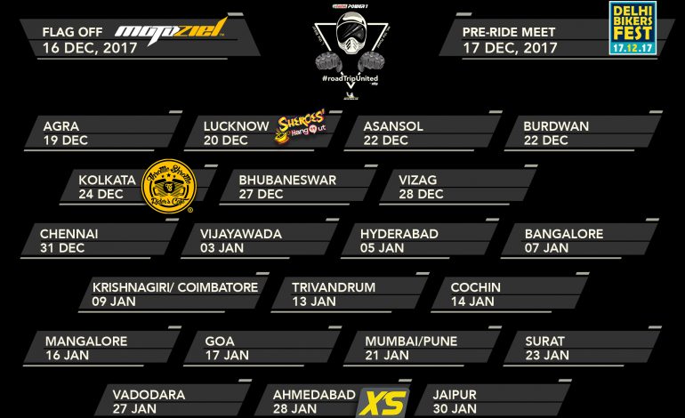 #roadTripUnited Meet Schedule
