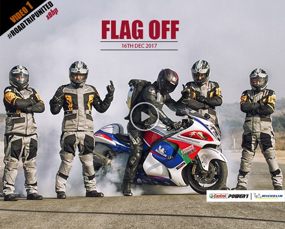 #roadTripUnited Flag Off at Motoziel