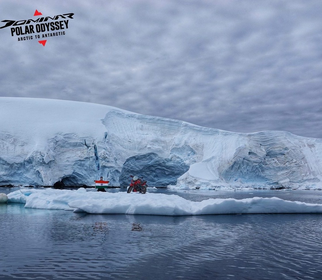 Polar Odyssey – Bajaj Dominar goes into the history books!