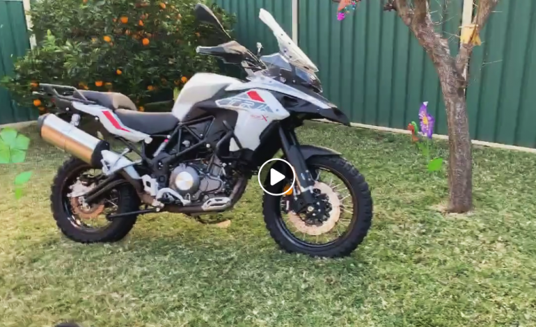 Up, close & personal with the Benelli #TRK502 : LIVE