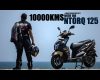 10,000 KMS with the TVS Ntorq 125!