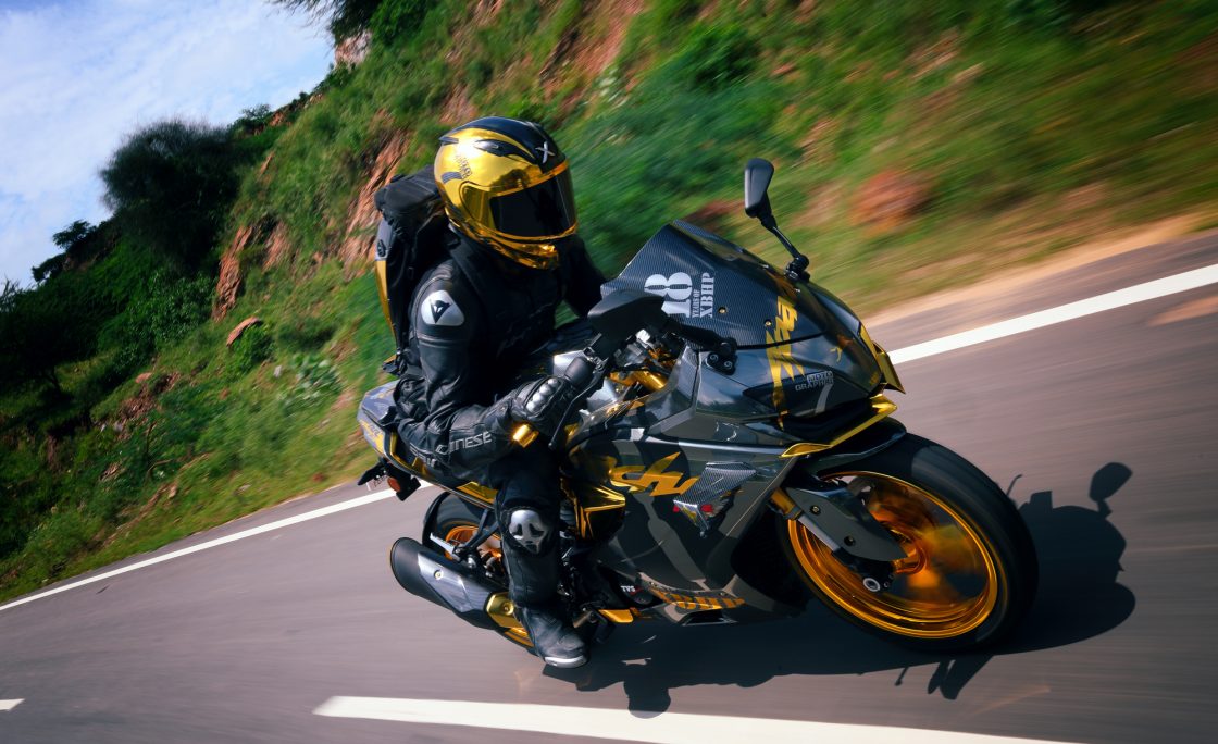 TVS Apache RR 310 goes Black Chrome and Golden