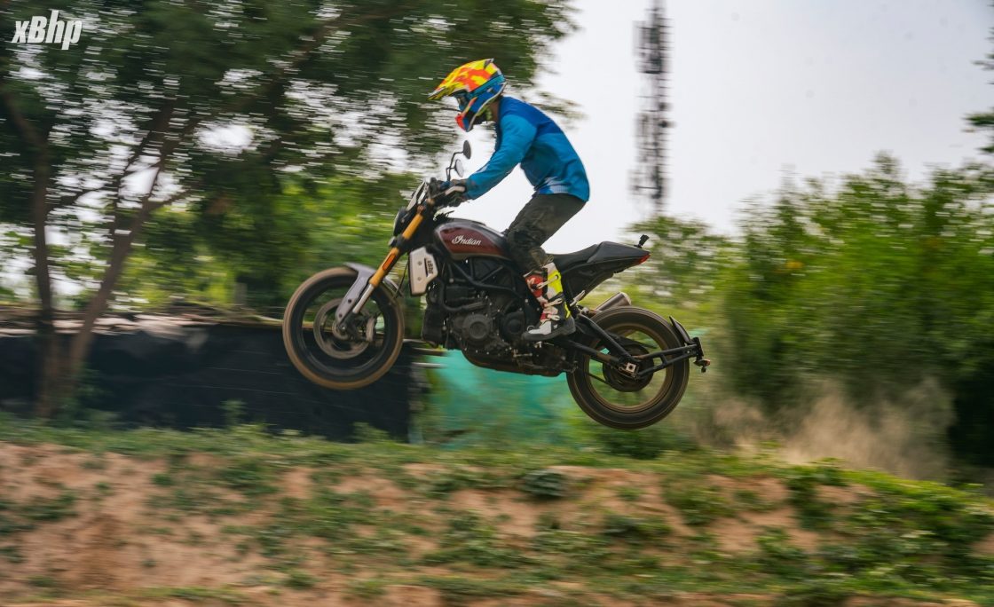 Indian FTR 1200’s day out in the dirt!