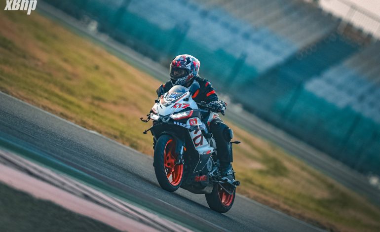 Our Aprilia RS 457 on BIC!